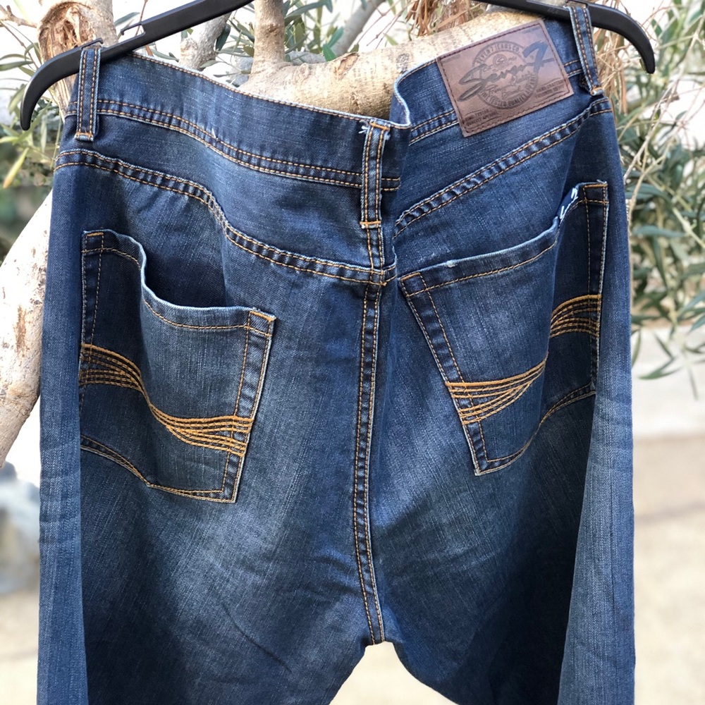 NW Seven7 Distressed Straight Jeans 👖 Sz 38x33